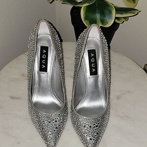 Aqua Silver Women's Shoes